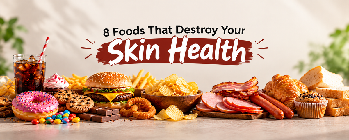 8 Foods That Destroy Your Skin Health (and What to Eat Instead)