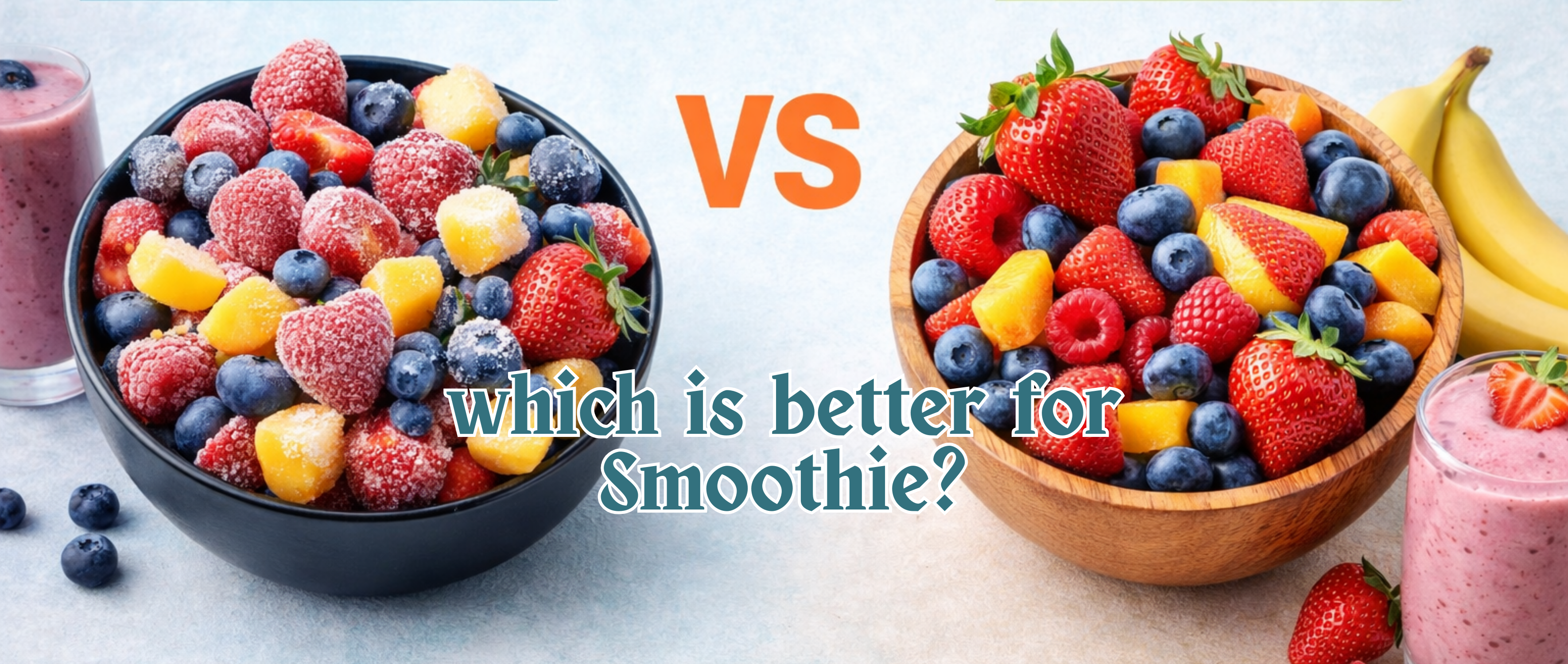 Frozen Fruit vs Fresh Fruit for Smoothies: Which One Works Better?