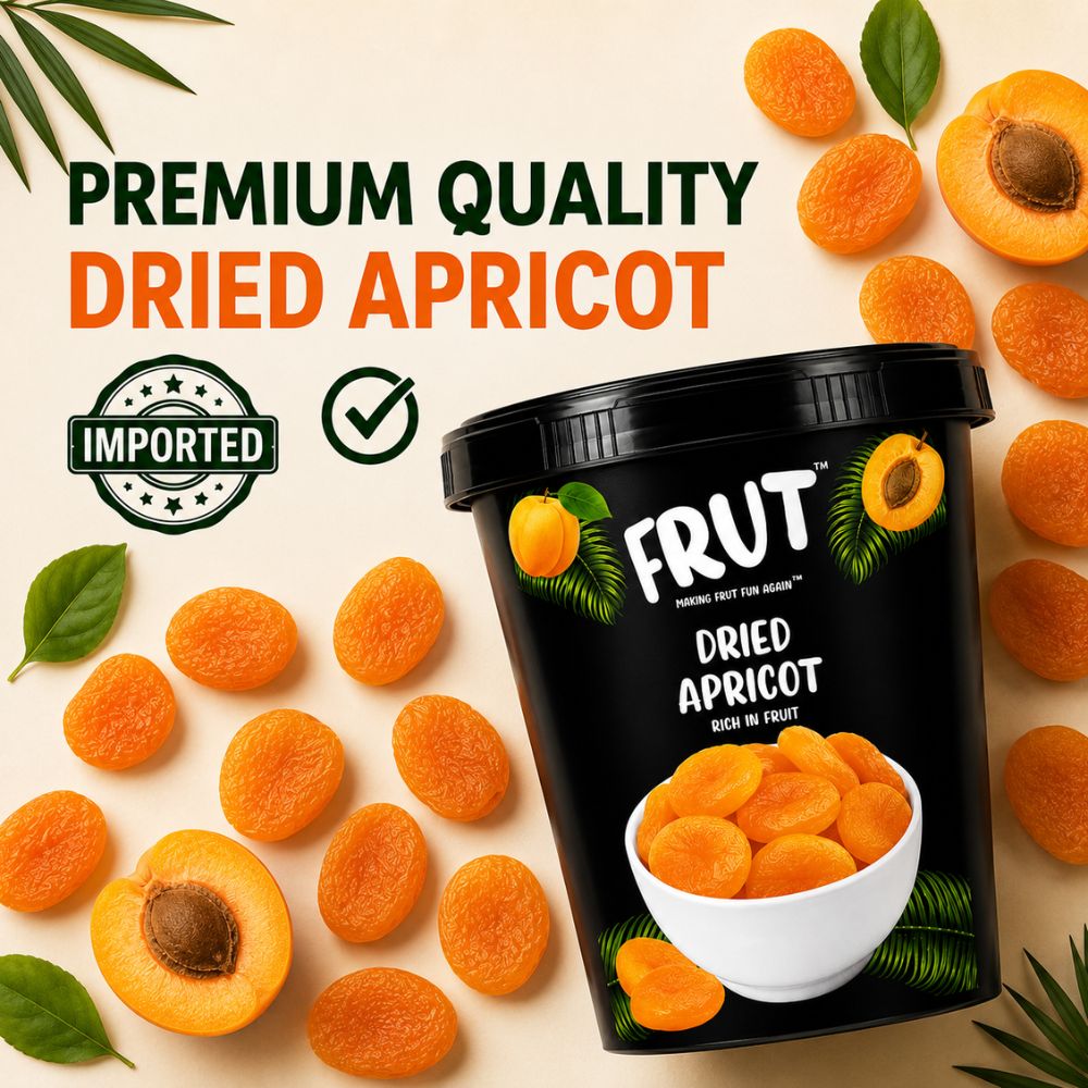100% real fruit premium imported dried apricot from FRUT