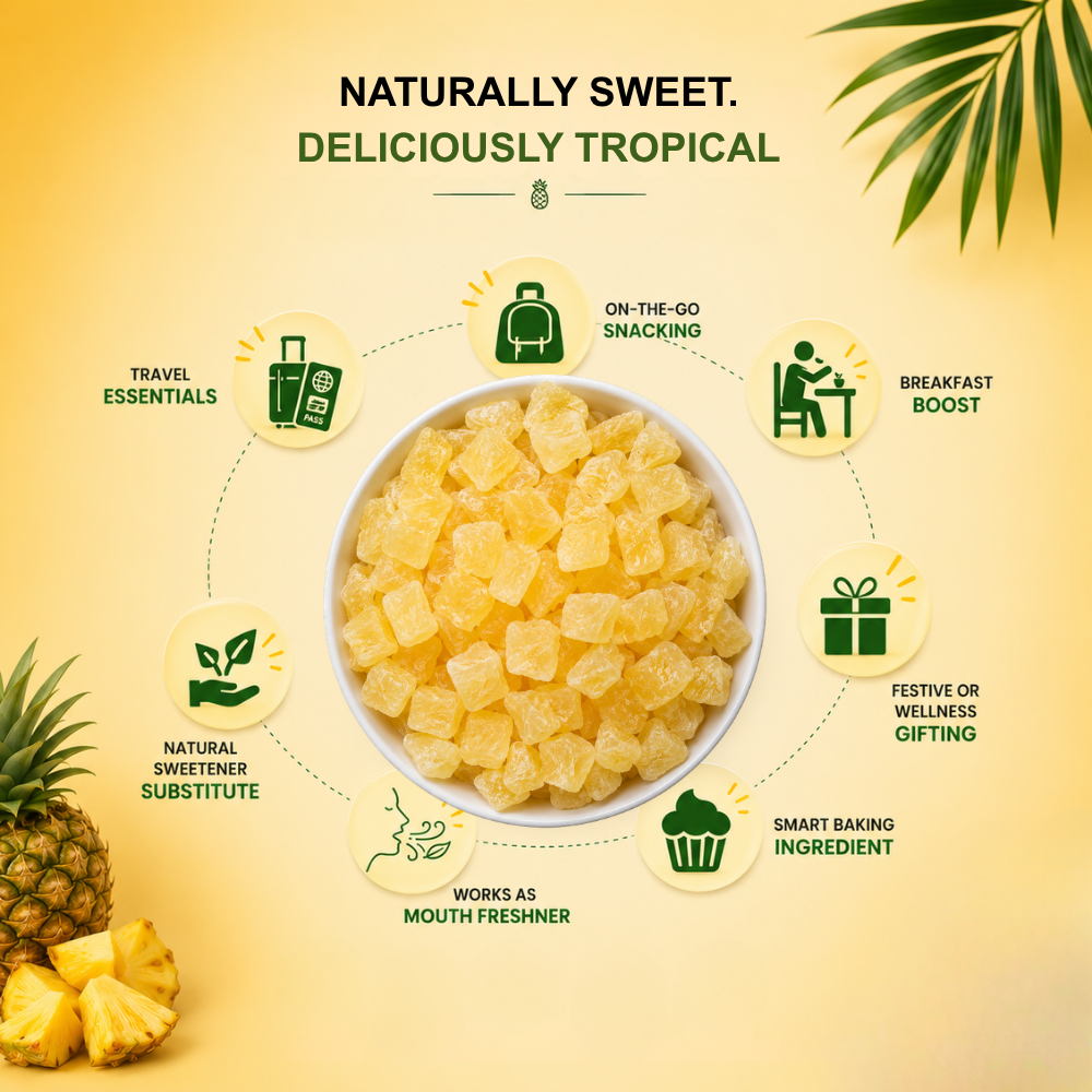 application or usage of pineapple dry berries