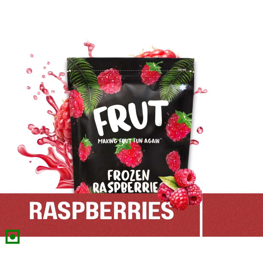 Imported Frozen Raspberries 1kg - IQF Superfruit Freshly Picked FRUT