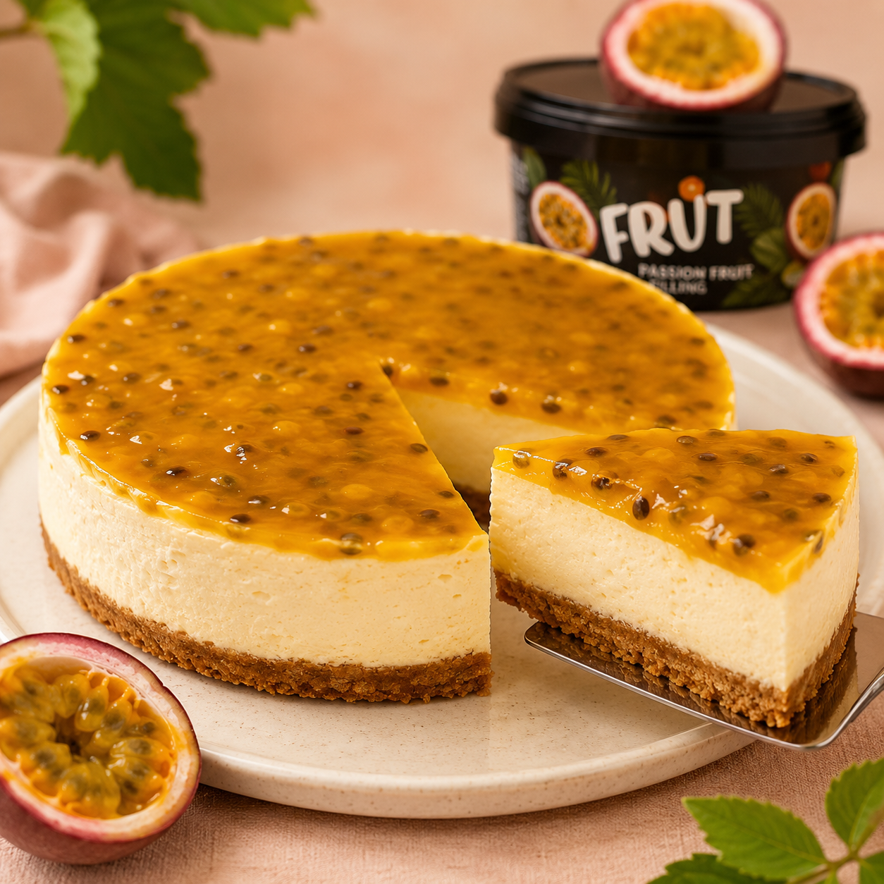 passion fruit cheese cake