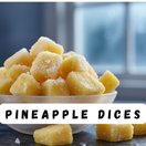 Frozen pineapple dices - frut