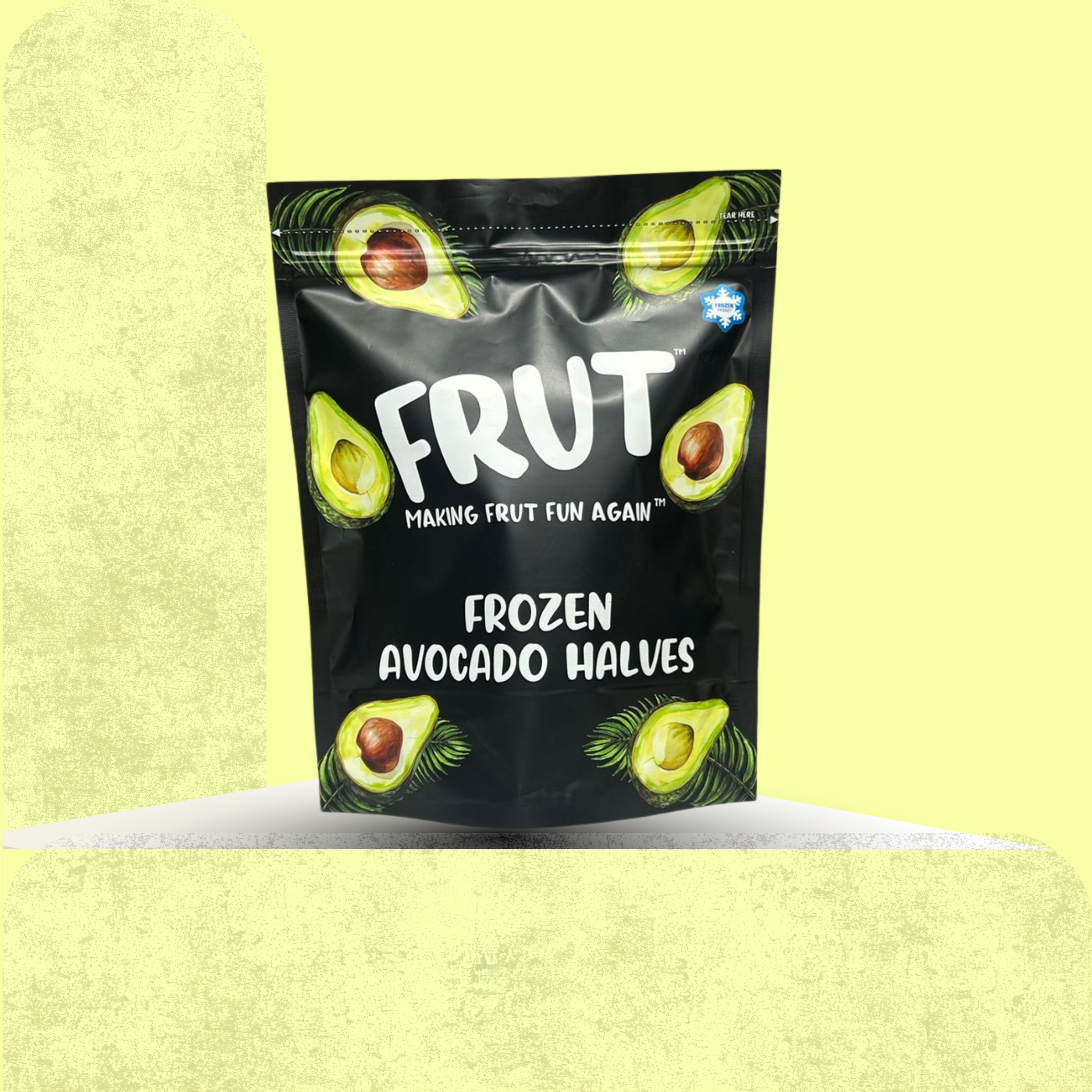 Frut iqf tropical fruit collection - frozen avocado halves