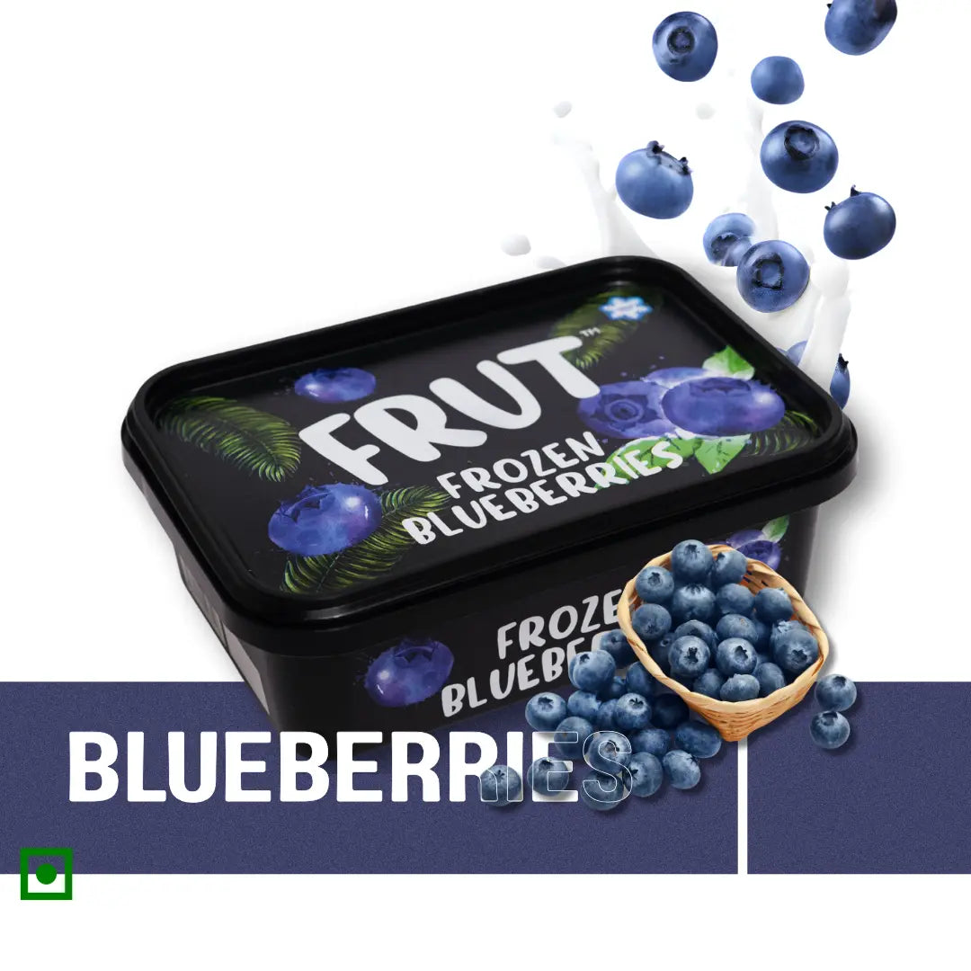 Frut imported iqf Frozen Blueberries 400g Pack.
