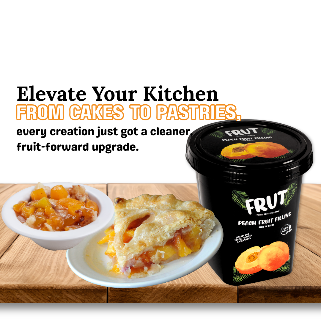 Peach fruit fillings - Best for cakes and ice creams FRUT