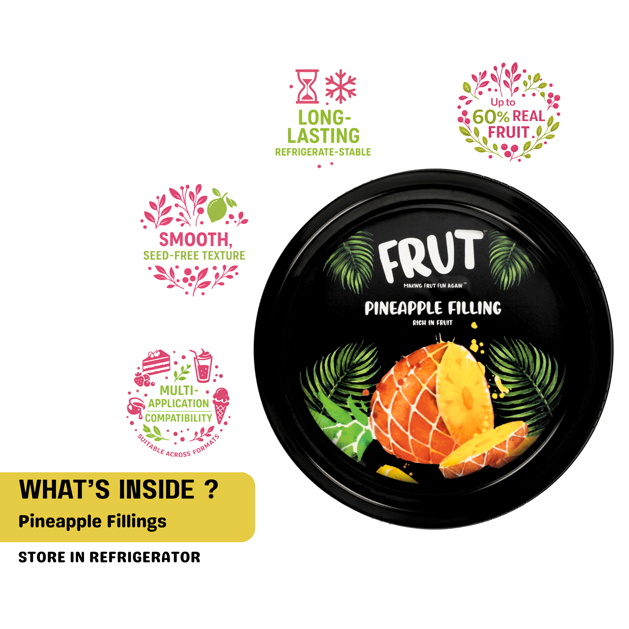 Pineapple fruit fillings - Benefits