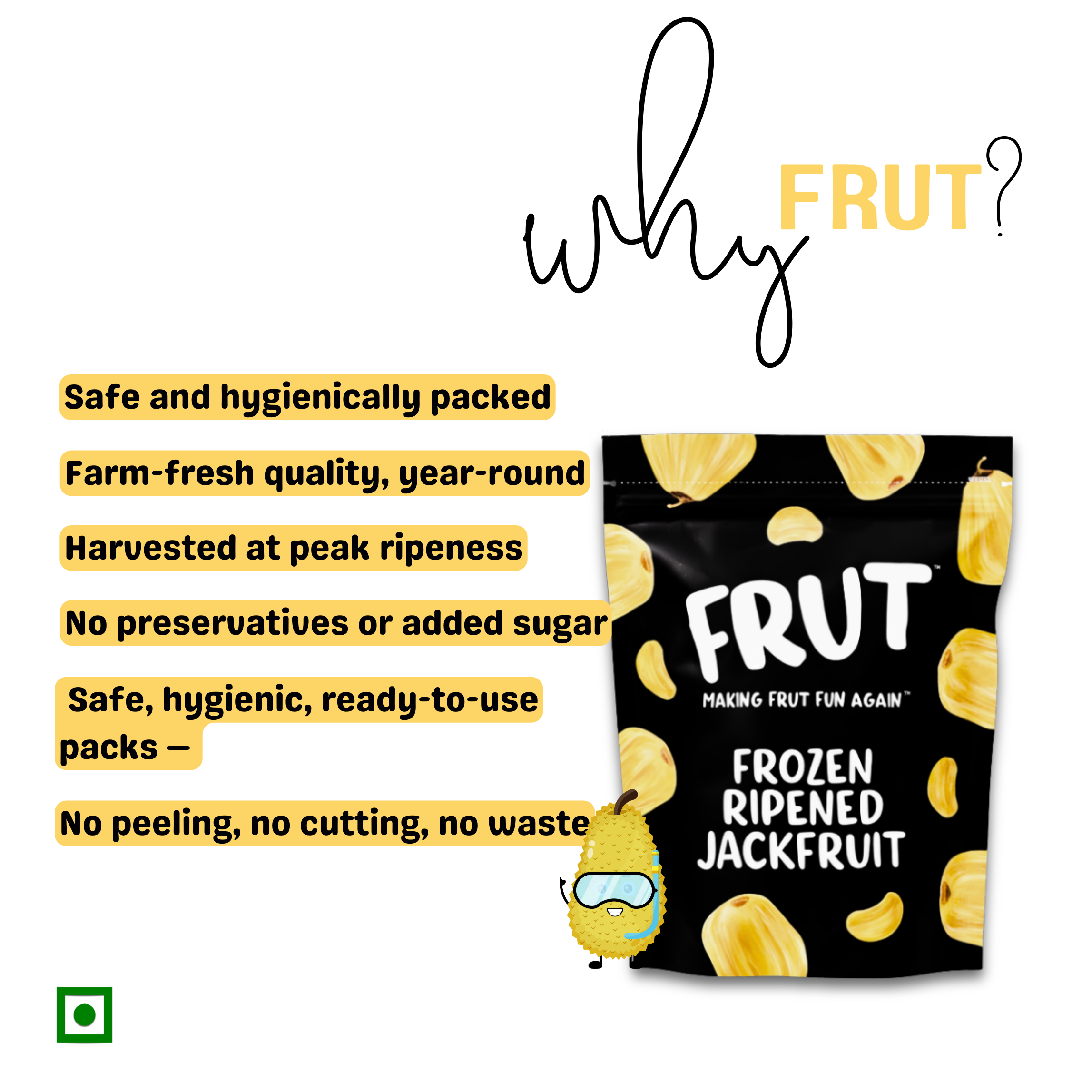 Why Frut IQF jackfruit