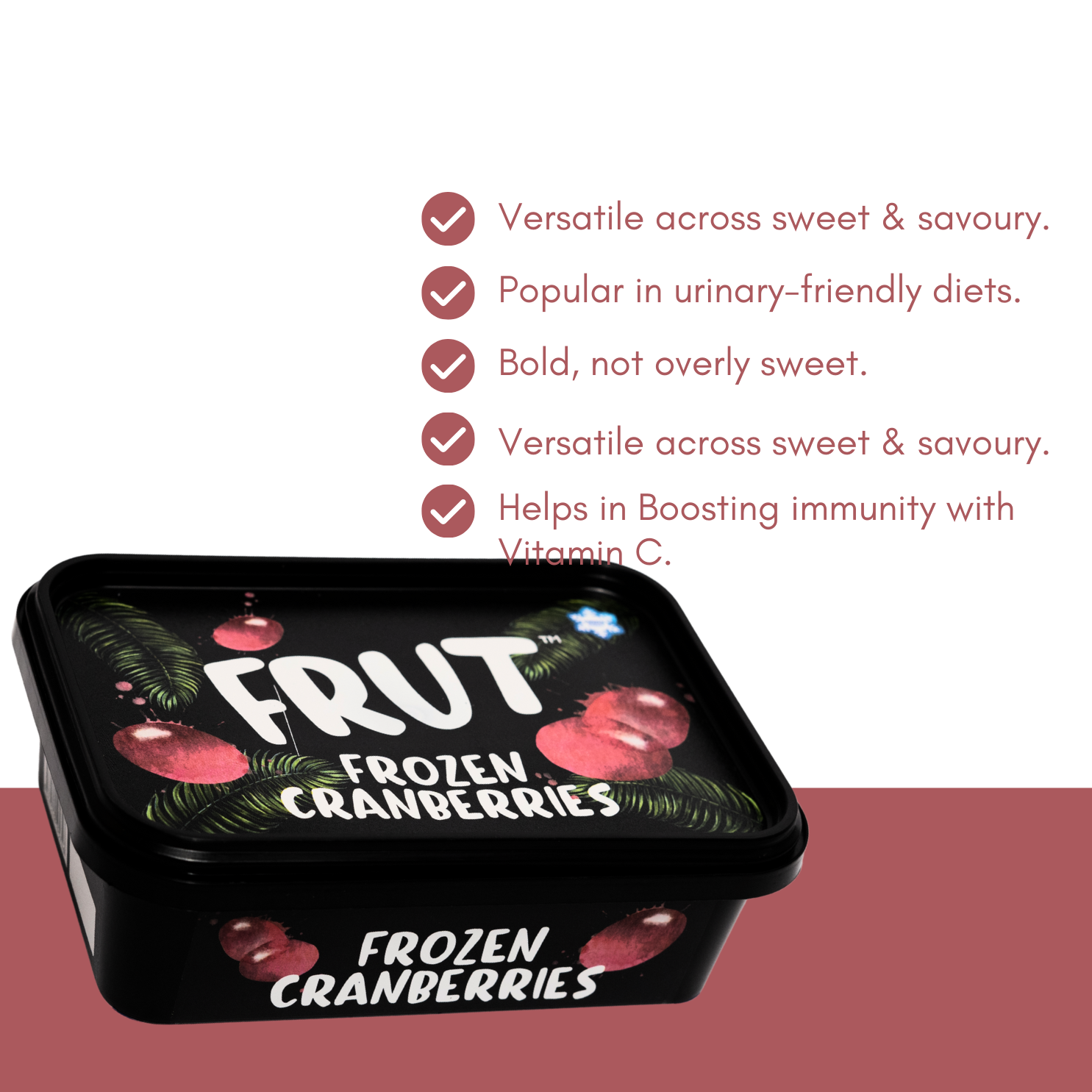 benefits of frozen cranberries