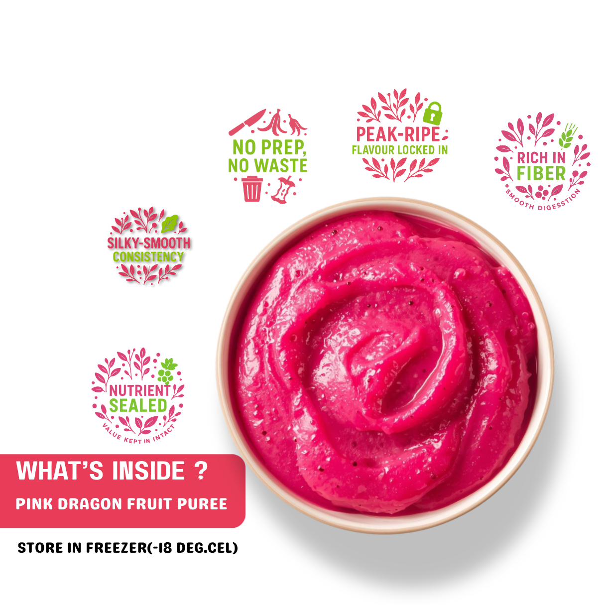 benefits of pink dragon fruit puree