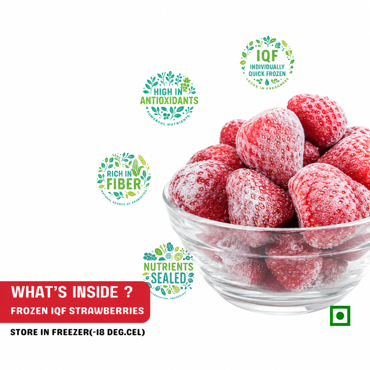 health benefits of frut frozen iqf strawberries
