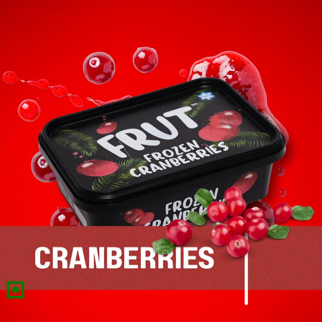 imported FRUT frozen cranberries 200g