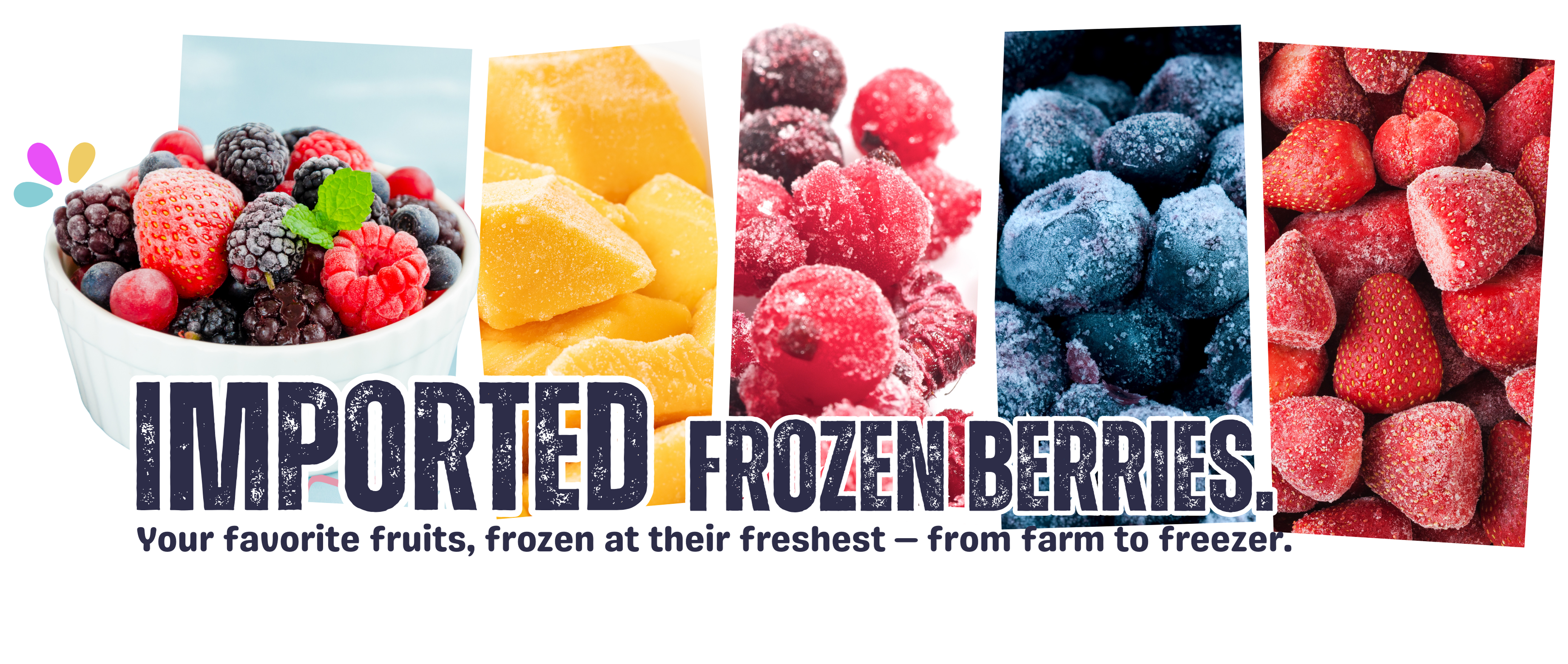frut imported frozen berries