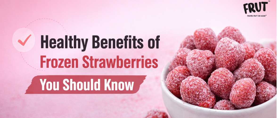 Healthy benefits of frozen strawberries by frut