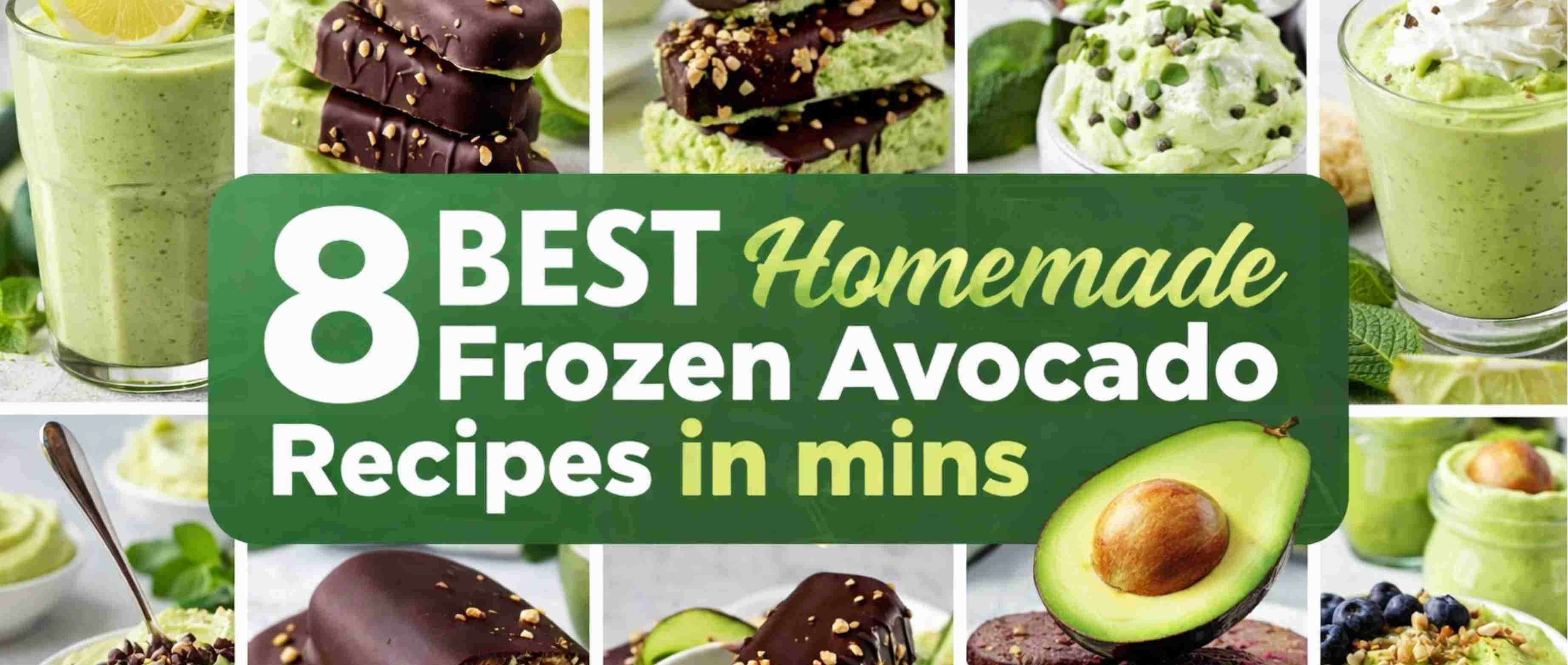 8 Best Homemade Frozen Avocado Recipes (Easy, Healthy & Versatile) - frut