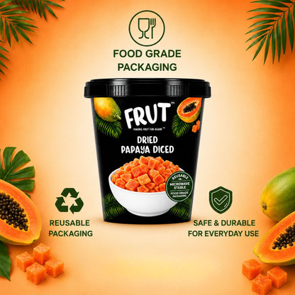 Premium Dried Papaya | Naturally Sweet Healthy Snack FRUT