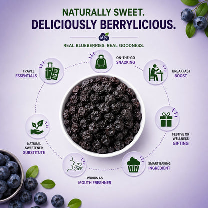 Dried blueberry uses