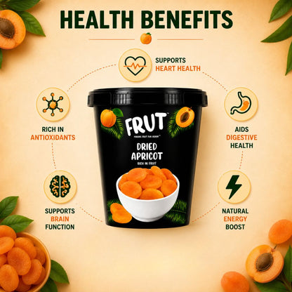 health benefits of dried apricot. it supports heart health,aids in digestion, natural energy boost