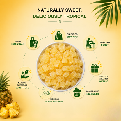 application or usage of pineapple dry  berries