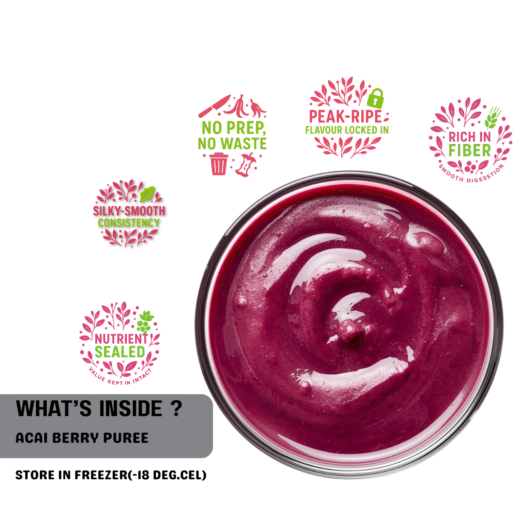 Benefits of frut frozen Acai Berry Pulp