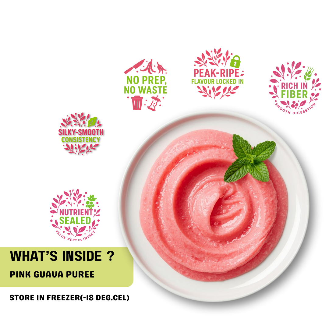 Benefits of using frut frozen puree