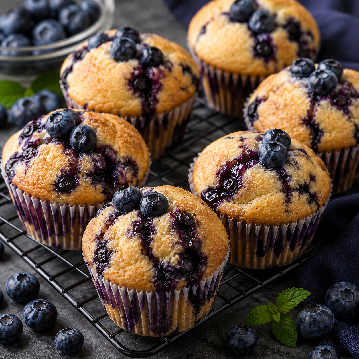 Make your own blueberry muffins with our blueberry fillings