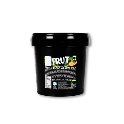FRUT Frozen Blood Orange Puree back label