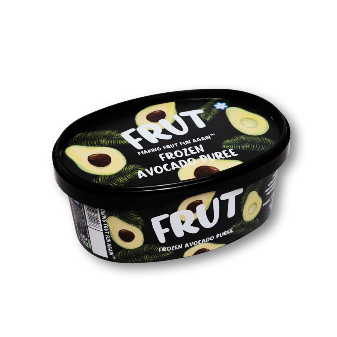 FRUT Frozen Hass Avocado Puree 1kg - front box image