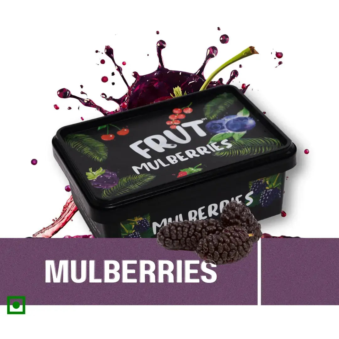 FRUT Frozen Mulberries 400g | IQF Superfruit - Best for making cakes, smoothies, and Healthy Snacking.