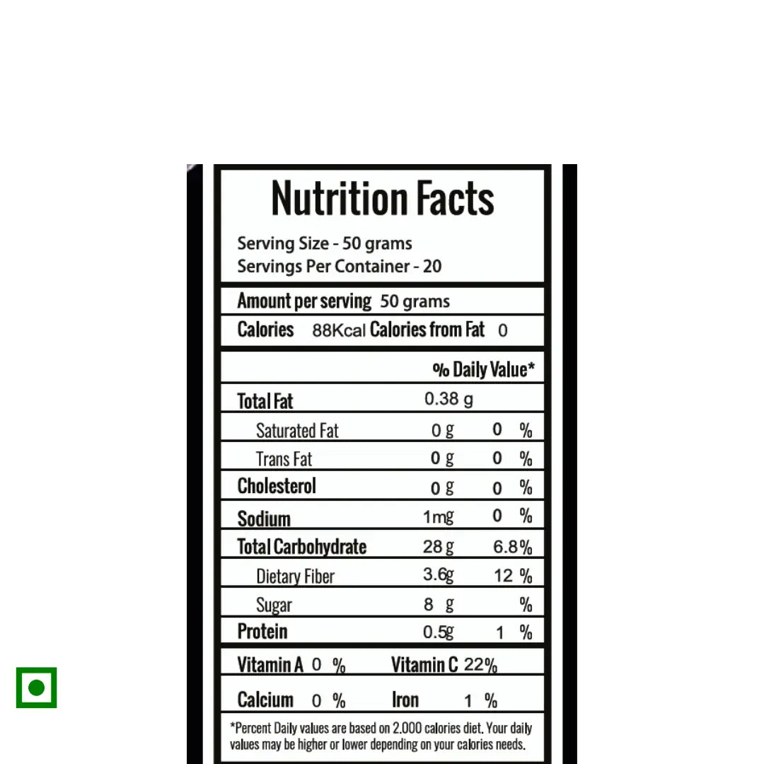 Frozen Black Currants nutrition facts — 88 kcal per serving, high in Vitamin C, low fat, and rich in fiber.