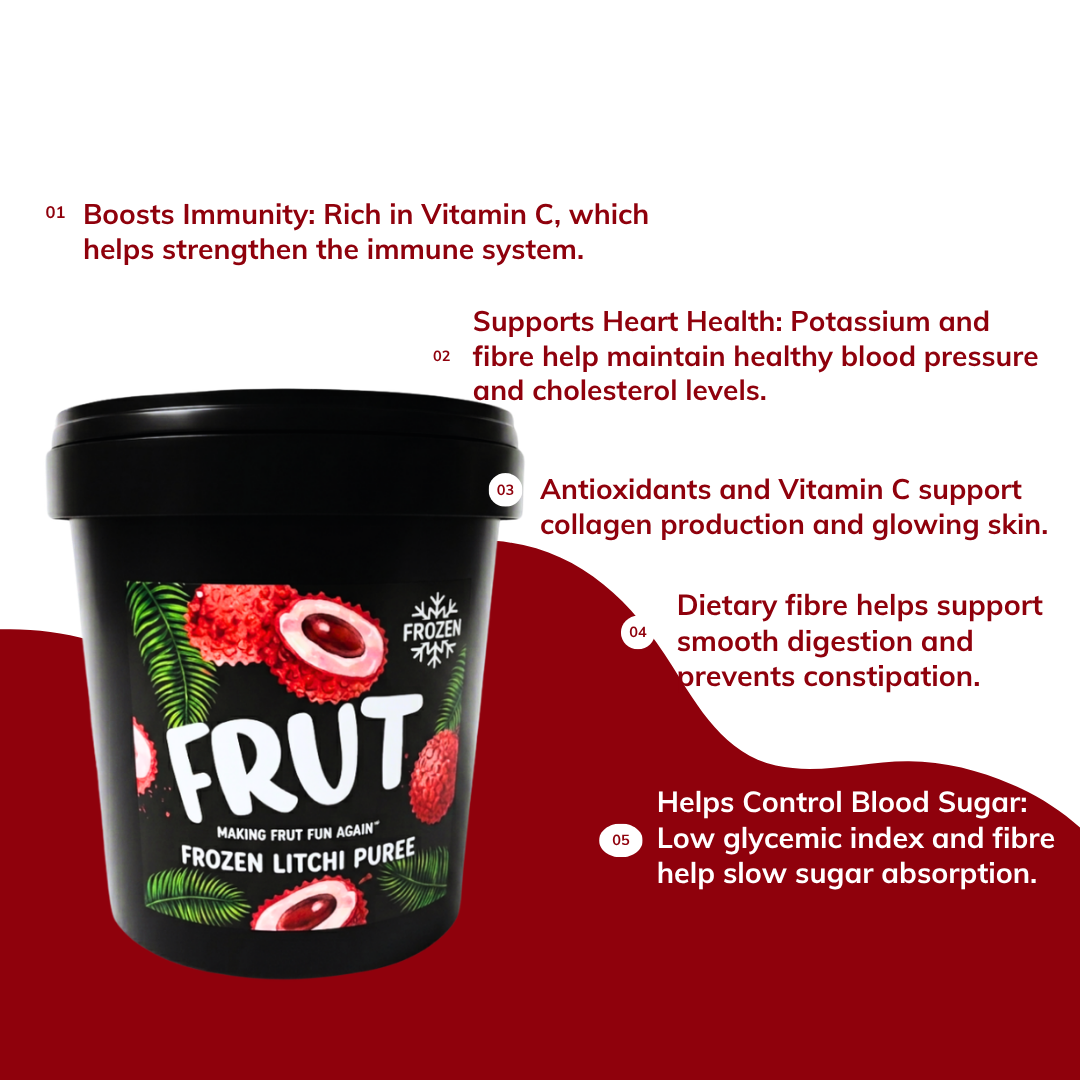 Frut Frozen liitchi fruit health benefits