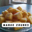 Frozen mango chunks  - frut
