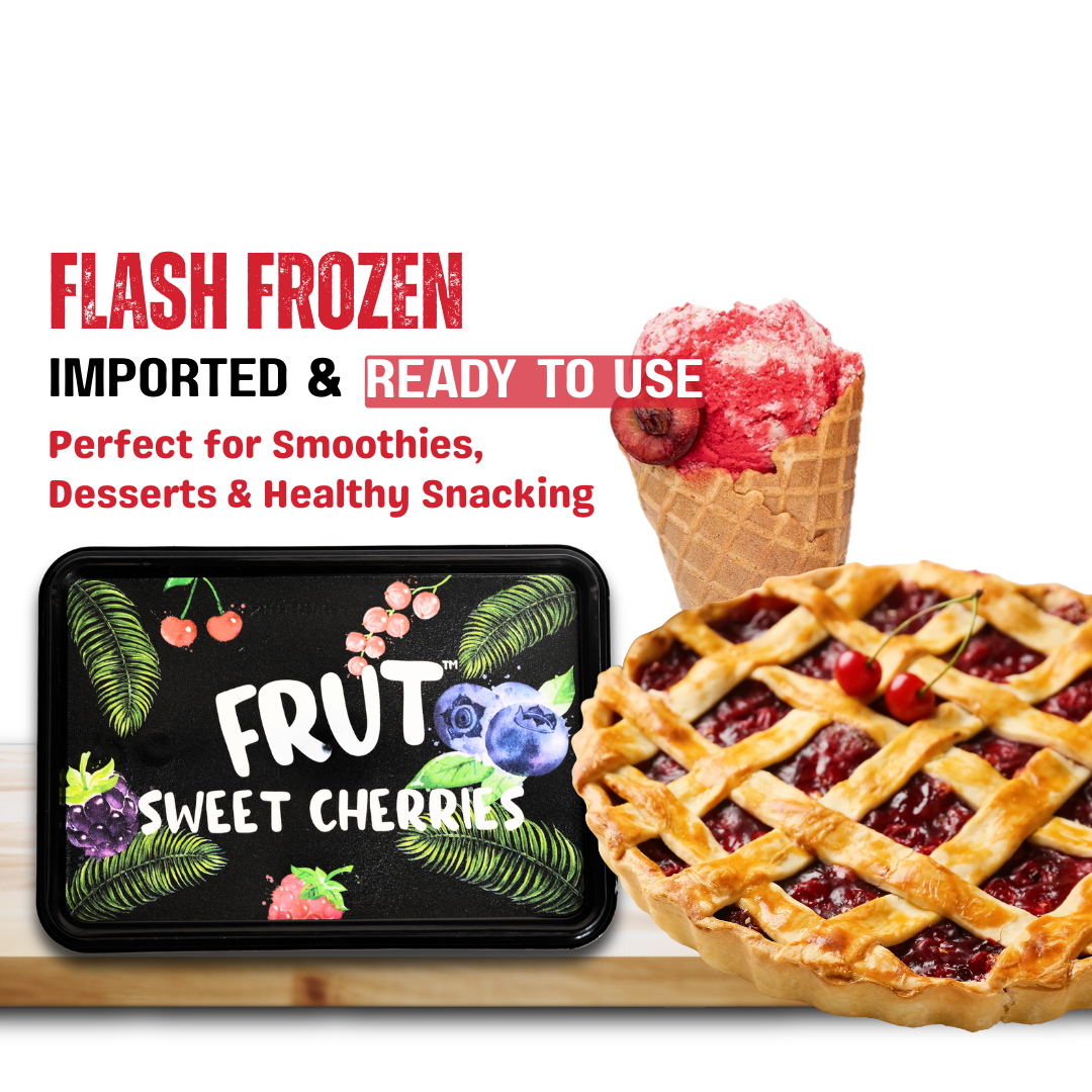 Frut - frozen sweet cherries imported from chile
