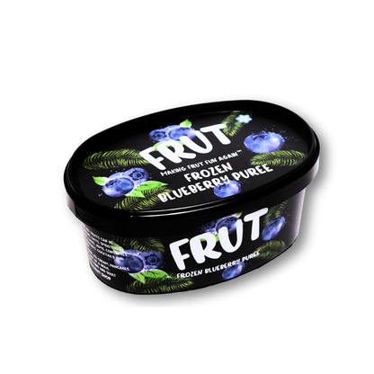 Frut Frozen Blueberry Puree 1kg - 100% Real Fruit, Baby Food & No Added Sugar - front image