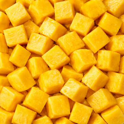 Frut alphonso mango dices or chunks