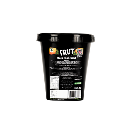 Peach fruit fillings back label