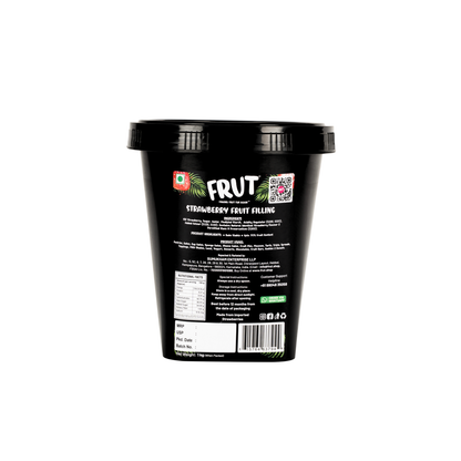 Starwberry fruit fillings back label