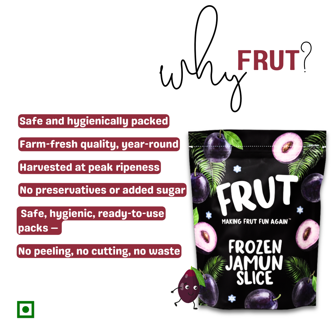 Why frozen jamun slices  - Frut