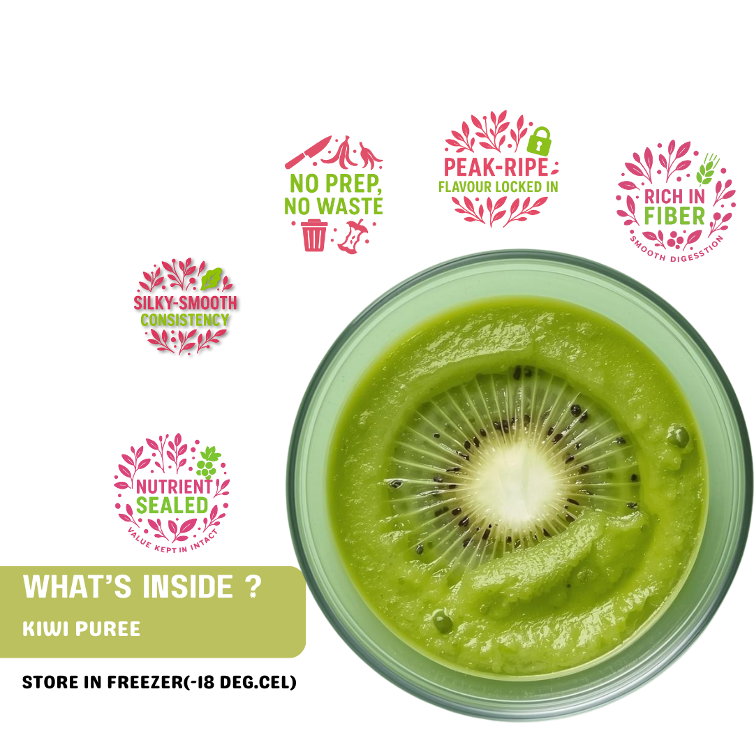 benefits of frut Frozen Kiwi Puree 1kg