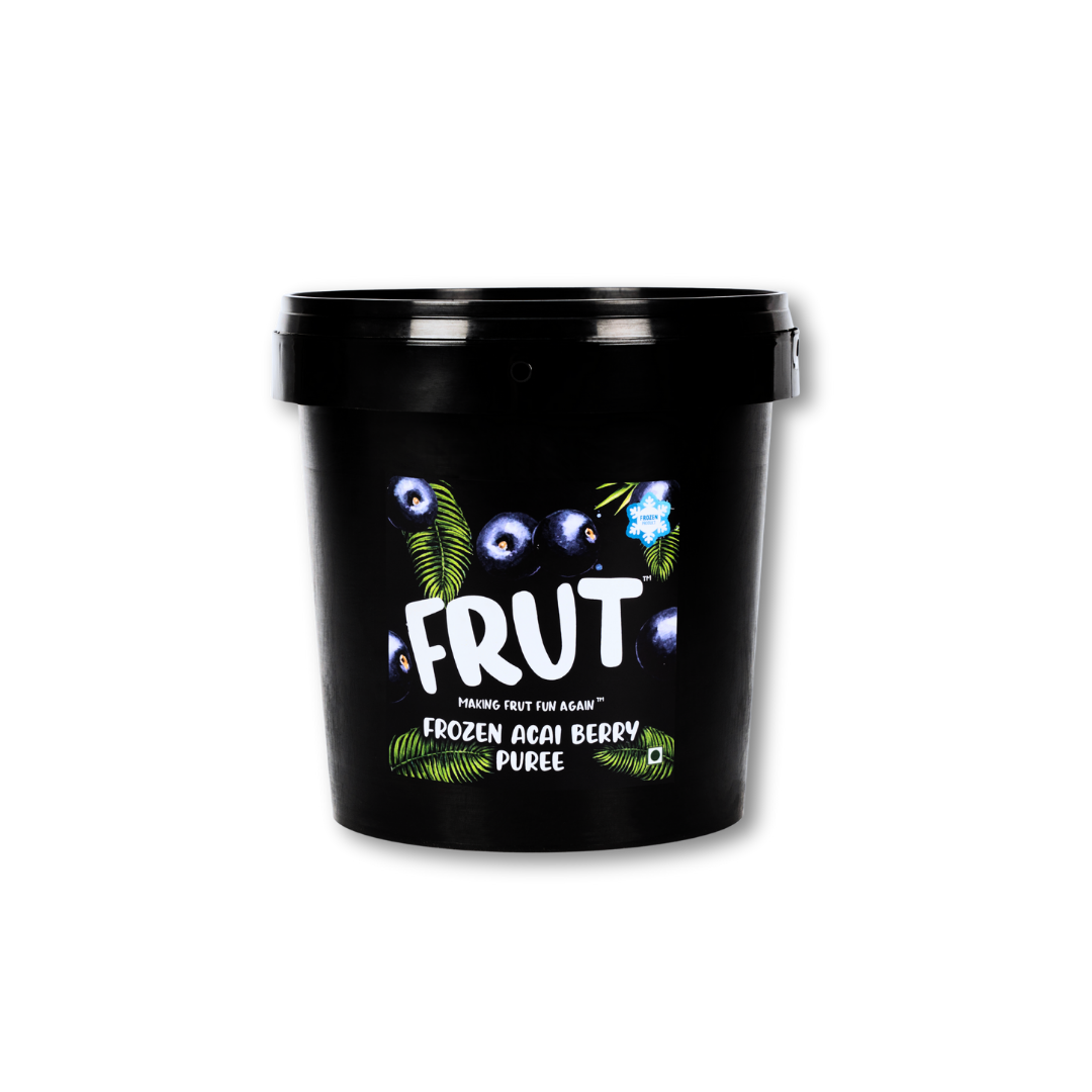 Frozen Acai Berry Puree 1kg - Amazonian Super fruit for Bowl | FRUT ...