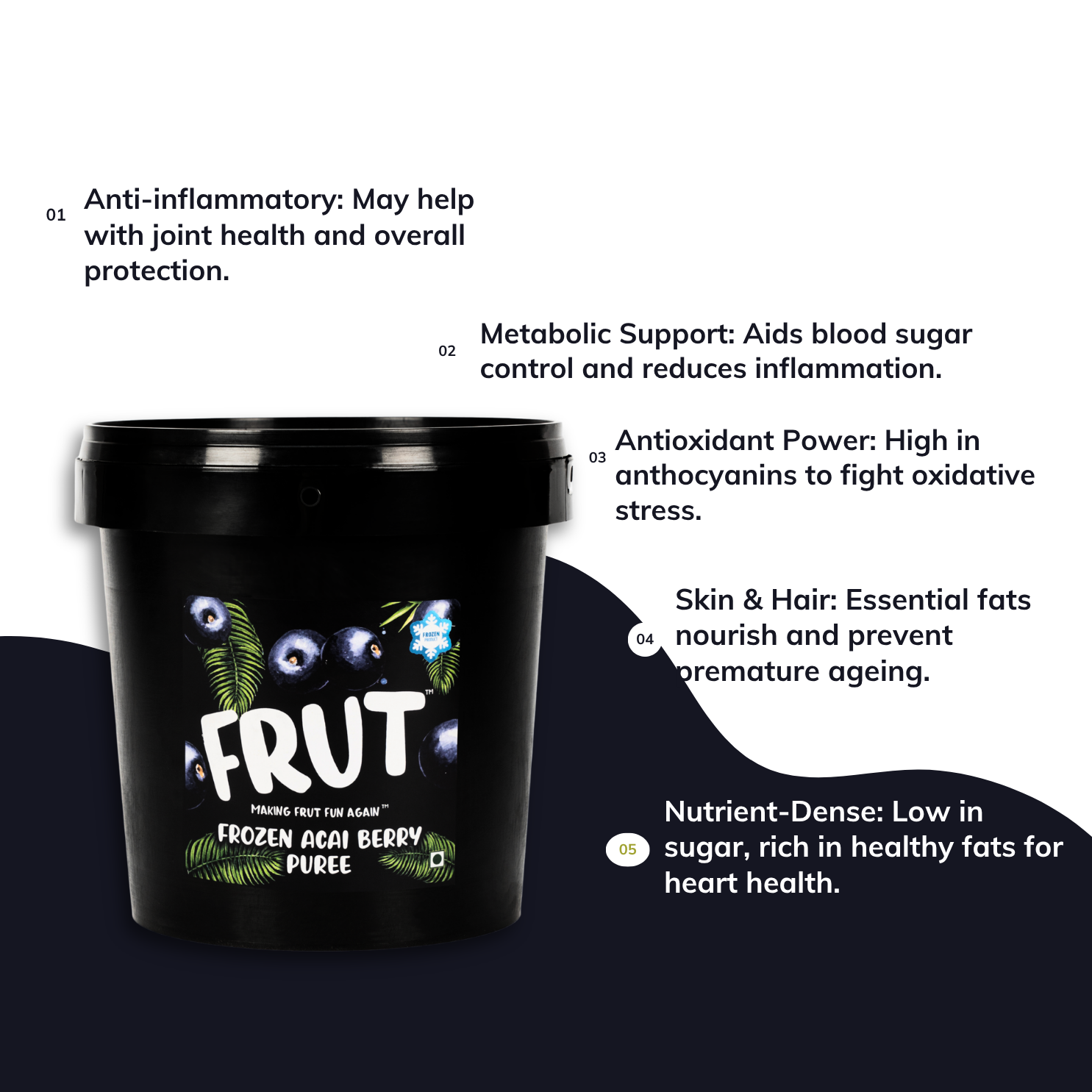 frut frozen acaiberry puree