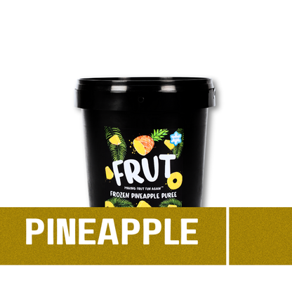 frut frozen pineapple puree/pulp