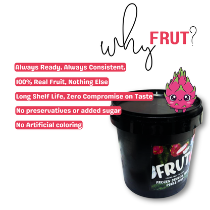 why frozen dragon fruit puree