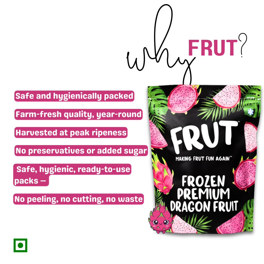 why frozen frut red dragon fruit
