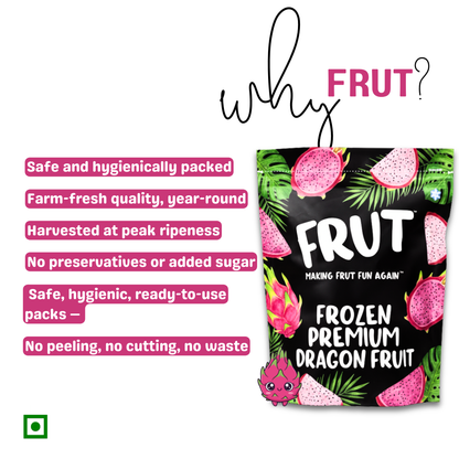 why frozen frut red dragon fruit