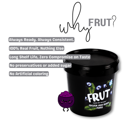 why frut frozen Acai Berry Pulp